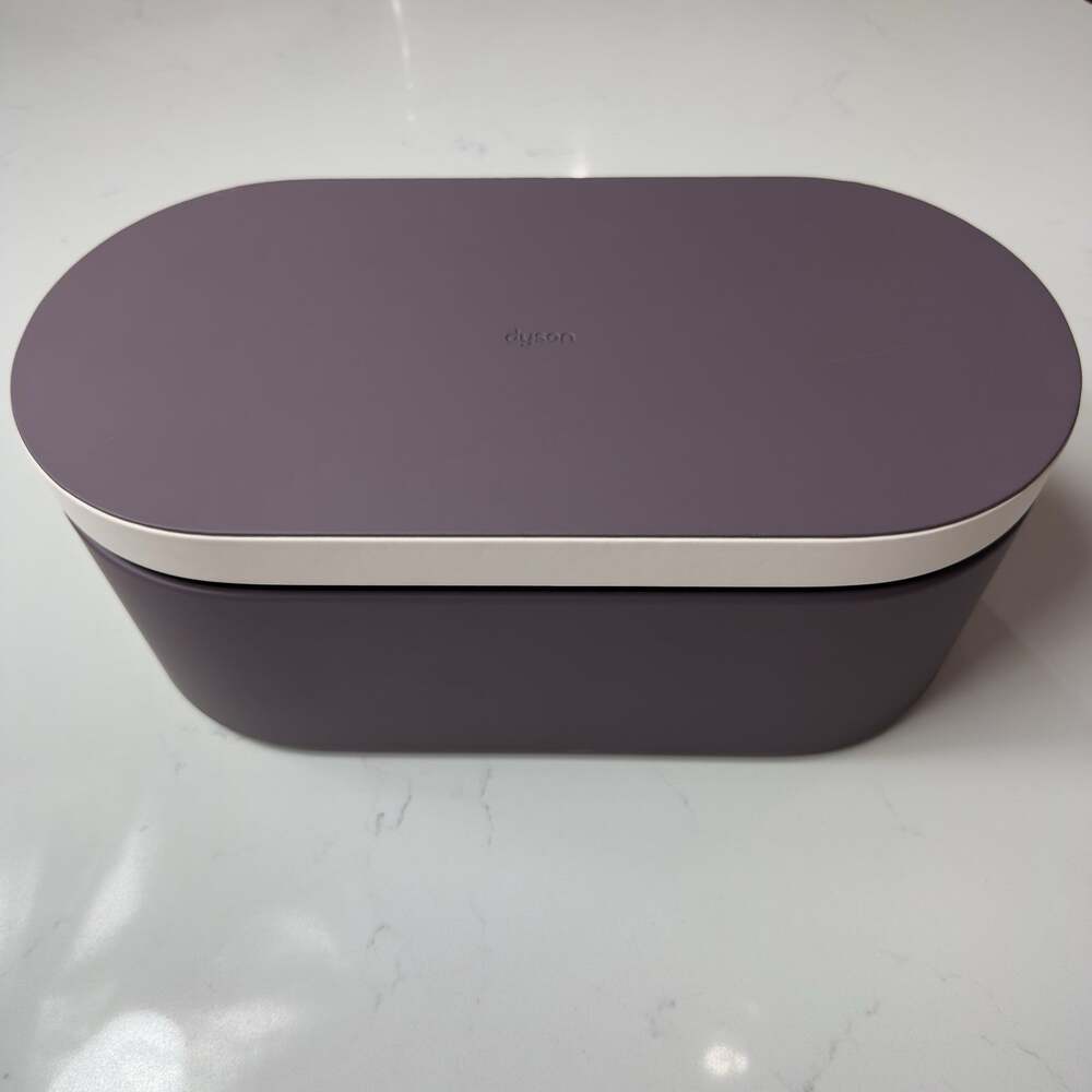 Genuine Dyson Airwrap Presentation Case Organizer Box Only, in Purple